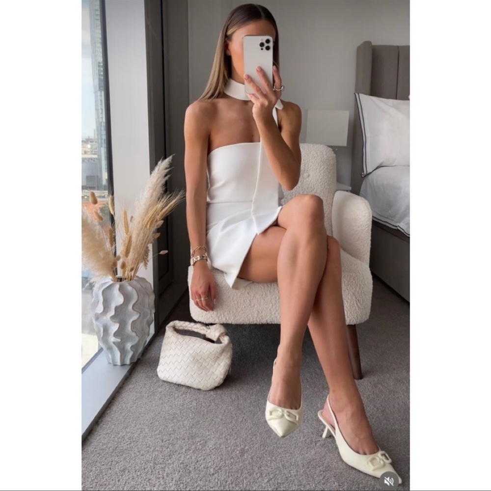 Zara CHOKER MINI DRESS - Picture 12 of 16